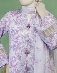 MULTICOLOR CHIFFON EMBROIDERED UNSTITCHED 3PC