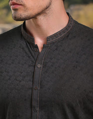 GREEN COTTON KURTA | JJK-A-34952