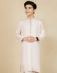 BEIGE BLENDED KAMEEZ SHALWAR | JCKS-A-35847