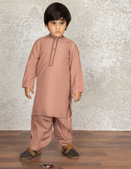 PEACH BLENDED KAMEEZ SHALWAR | JCKS-S-35871
