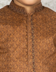 BROWN COTTON KURTA | JCK-S-35888