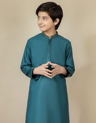 AQUA BLENDED KURTA | JCK-S-35898