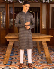 DEEP OLIVE COTTON KURTA | JTK-S-35952