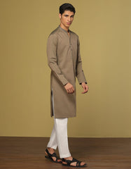 GREEN COTTON KURTA | JTK-S-35968