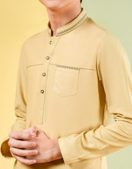 CAMEL BLENDED KAMEEZ SHALWAR | JCKS-S-35969