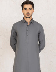 BLUEISH GREY BLENDED KAMEEZ SHALWAR | JJKS-A-36764