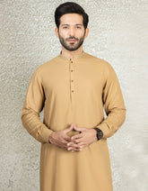 SAND GOLD BLENDED KAMEEZ SHALWAR | JJKS-S-36826