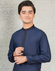 BLUE COTTON KURTA | JTK-S-36837
