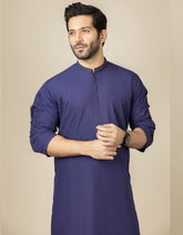 DEEP PURPLE BLENDED KAMEEZ SHALWAR | JJKS-S-36869