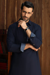 ASPEN - NAVY EXCLUSIVE KAMEEZ SHALWAR