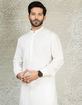 OPTICAL WHITE BLENDED KAMEEZ SHALWAR | JJKS-S-37570