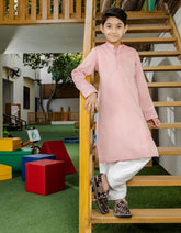PINK COTTON KURTA | JCK-S-38345