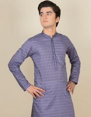 INDIGO COTTON KURTA | JTK-S-38472