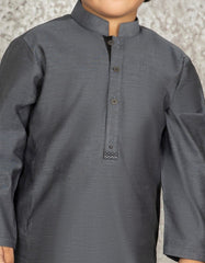 GREY COTTON KAMEEZ SHALWAR | JCKP-S-38477