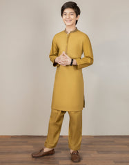 MUSTARD COTTON KAMEEZ SHALWAR | JCKS-S-38509