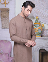 BROWN BLENDED KURTA | JJK-A-39195