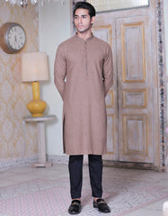 BROWN BLENDED KURTA | JJK-A-39195