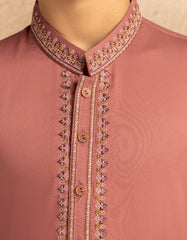 BRICK RED BLENDED KURTA