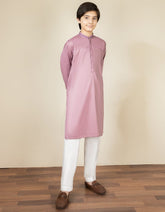MAUVE COTTON KURTA | JCK-S-39297