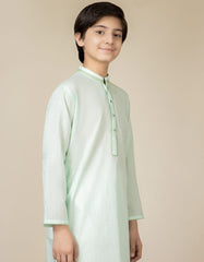 GREEN COTTON KURTA | JCK-A-39304