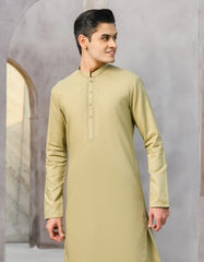 BEIGE COTTON KAMEEZ SHALWAR | JTKS-S-39310