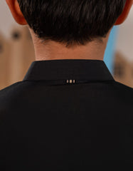 BLACK BLENDED KURTA TROUSER