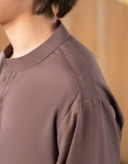 BROWN BLENDED KURTA TROUSER