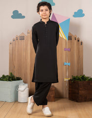 BLACK BLENDED KAMEEZ SHALWAR