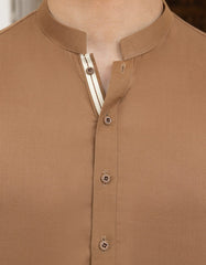 BROWN BLENDED KURTA TROUSER