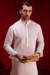 BOLIVIA - BEIGE LINEN KURTA TROUSER