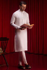 BOLIVIA - BEIGE LINEN KURTA TROUSER