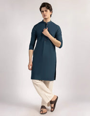 TEAL SEMI-FORMAL KURTA