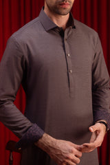 COMILLA - CHOCOLATE COTTON KAMEEZ SHALWAR