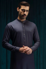SAN RAFAEL - NAVY BLENDED EXCLUSIVE KAMEEZ SHALWAR
