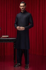 HEREFORD - NAVY BLENDED KAMEEZ SHALWAR