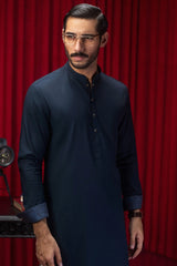 CALVIA - TEAL COTTON EXCLUSIVE KAMEEZ SHALWAR