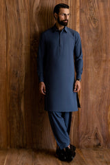 SAINT LUCIA - MARLED BLUE EXCLUSIVE KAMEEZ SHALWAR