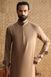 HAARLEM - KHAKI EXCLUSIVE KAMEEZ SHALWAR