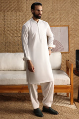 HAARLEM - WHITE EXCLUSIVE KAMEEZ SHALWAR
