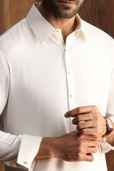 ASPEN - OFF WHITE EXCLUSIVE KAMEEZ SHALWAR