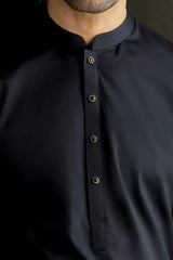 MOSSBURN - BLACK COTTON EXCLUSIVE KAMEEZ SHALWAR