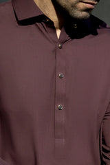 HARROGATE - BURGUNDY EXCLUSIVE KAMEEZ SHALWAR