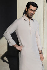 TILBURG - LIGHT KHAKI EXCLUSIVE KAMEEZ SHALWAR