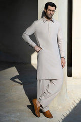 TILBURG - LIGHT KHAKI EXCLUSIVE KAMEEZ SHALWAR