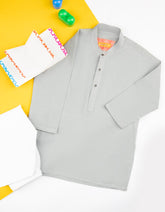 GREY BUNNAT KAMEEZ SHALWAR | JJIKS-S-40213
