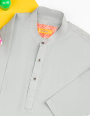 GREY BUNNAT KAMEEZ SHALWAR | JJIKS-S-40213