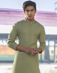 LIGHT GREEN BUNNAT KURTA | JTK-S-40237