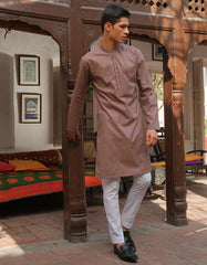 MULTI BEIGE COTTON KURTA | JJK-A-40287