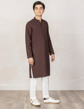 MAROON COTTON KURTA | JTK-A-41085