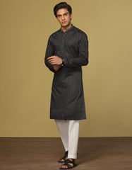 DEEP GREEN COTTON KURTA | JTK-S-41155